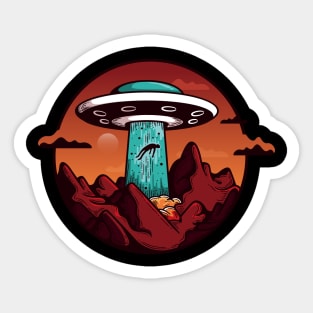 Ufo Abductions Sticker